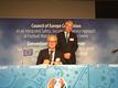 Convention CE - S.E. M. Claude Cottalorda, Ambassadeur de Monaco en France et Thorbjørn Jagland, Secrétaire Général du Conseil de l’Europe ©DR Convention CE - S.E. M. Claude Cottalorda, Ambassadeur de Monaco en France et Thorbjørn Jagland, Secrétaire Général du Conseil de l’Europe ©DR