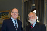 CSC rapport 2016 - Légende photo : S.A.S. le Prince Albert II et M. Jean-Pierre Gastinel, Président de la Commission Supérieure des Comptes – ©Gaetan Luci / Palais Princier