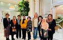Délégation femmes afghanes 1 241123 - Accompagnées de Hilde Haneuse, présidente d’Aux cœurs des mots, de Nicole Delacour Law et de Fahimeh Robiolle, des femmes afghanes ont rencontré les représentantes du gouvernement monégasque ©DR