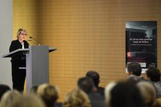 Docteur Marie-France Hirigoyen - Lutte contre les Violences faites aux Femmes - La conférence destinée au grand public était animée par le Docteur Marie-France Hirigoyen, psychiatre spécialisée dans les violences psychologiques©Manuel Vitali - Direction de la Communication