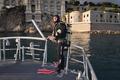 DPMA - Un plongeur de la Division de Police Maritime et Aéroportuaire DPMA - Un plongeur de la Division de Police Maritime et Aéroportuaire