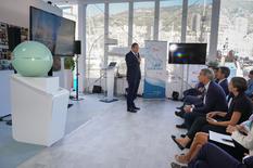 FGENTA 5g - Fréderic Genta giving his speech - "Thanks to 5G, we are working on launching driverless shuttles in Monaco in 2020," he also recalled. © Michaël Alesi – Government Communication Department
