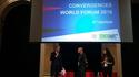 Forum Convergences 2016 - Aux côtés de Gilles Tonelli : David Katz, Fondateur et DG de The Plastic Bank et Alice Frangulian, Secrétaire Général du réseau français pour le développement durable (REFEDD) ©DCI Forum Convergences 2016 - Aux côtés de Gilles Tonelli : David Katz, Fondateur et DG de The Plastic Bank et Alice Frangulian, Secrétaire Général du réseau français pour le développement durable (REFEDD) ©DCI