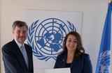 Frédéric Labarrère - S.E. M. Frédéric Labarrère, Représentant permanent de la Principauté de Monaco auprès des Nations Unies et des Organisations internationales à Vienne, présente ses Lettres d’accréditation auprès de Mme Ghada Fathi Waly, Directrice générale de l’Office des Nations Unies à Vienne et Directrice exécutive de l’Office des Nations Unies contre la drogue et le crime (ONUDC) ©DR Frédéric Labarrère - S.E. M. Frédéric Labarrère, Représentant permanent de la Principauté de Monaco auprès des Nations Unies et des Organisations internationales à Vienne, présente ses Lettres d’accréditation auprès de Mme Ghada Fathi Waly, Directrice générale de l’Office des Nations Unies à Vienne et Directrice exécutive de l’Office des Nations Unies contre la drogue et le crime (ONUDC) ©DR