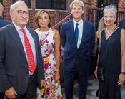 French-Ambassador-Philippe-Etienne-Monaco's-Ambassador-Maguy-Maccario-Doyle-J.B.Kelly-Kate-Markert ©DR - H.E. Ms Maguy Maccario Doyle surrounded, on the left, by the French Ambassador, H.E. Mr Philippe Etienne, on the right Mr J.B Kelly and Ms Kate Markert