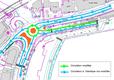 Giratoire Place St Dévote - Schéma de circulation avec le nouveau giratoire, Place St Dévote Giratoire Place St Dévote - Schéma de circulation avec le nouveau giratoire, Place St Dévote