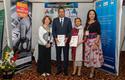 Guide drépanocythose - Remise officielle du guide par Anne Poyard-Vatrican, Adjointe à la Direction de la Coopération Internationale au Professeur Mamy Lalatiana Andriamanarivo, Ministre de la Santé malgache en présence du Professeur Olivat Rakoto Alson et de Pascale Jeannot, Présidente de l’ONG de Lutte contre la drépanocytose à Madagascar ©DCI Guide drépanocythose - Remise officielle du guide par Anne Poyard-Vatrican, Adjointe à la Direction de la Coopération Internationale au Professeur Mamy Lalatiana Andriamanarivo, Ministre de la Santé malgache en présence du Professeur Olivat Rakoto Alson et de Pascale Jeannot, Présidente de l’ONG de Lutte contre la drépanocytose à Madagascar ©DCI