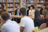 Hiroshima 1 - Noriko Sakashita, rescapée d’Hiroshima, témoigne devant les élèves d’une classe de Terminale du Lycée Albert 1er ©Direction de la Communication/Michael Alesi