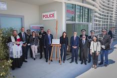 Inauguration du poste de police du Jardin exotique 1. ©Direction de la Communication-Stéphane Danna - ©Direction de la Communication / Stéphane Danna