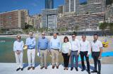 Inauguration Larvotto - De gauche à droite sur la photo : M. Jean Castellini, M. Renzo Piano, S.A.S. le Prince Albert II de Monaco, S.E.M. Pierre Dartout, Mme Marie-Pierre Gramaglia, M. Stéphane Valéri, M. Didier Gamerdinger et M. Fiori ©Direction de la Communication / Michaël Alesi©Direction de la Communication Michaël Alesi