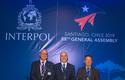 Interpol 3 - La délégation monégasque (de gauche à droite) : Stéphane GIORGETTI, Commandant-principal, en charge par intérim des fonctions de Chef de la Division de police Judiciaire, Richard MARANGONI et Olivier JUDE, Commandant, Chef de la Section de Coopération Internationale. ©DR Interpol 3 - La délégation monégasque (de gauche à droite) : Stéphane GIORGETTI, Commandant-principal, en charge par intérim des fonctions de Chef de la Division de police Judiciaire, Richard MARANGONI et Olivier JUDE, Commandant, Chef de la Section de Coopération Internationale. ©DR