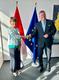 Isabelle BERRO-AMADEI et Maroš ŠEFČOVIČ - Bruxelles.©DR - ©DR Isabelle BERRO-AMADEI et Maroš ŠEFČOVIČ - Bruxelles.©DR - ©DR