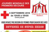 Journée Mondiale des Premiers Secours 8 septembre 2018 Journée Mondiale des Premiers Secours 8 septembre 2018