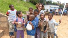 Julie Dumay - Julie Dumay, International Volunteer of Monaco, access to employment development manager working with street children and young people in Antananarivo. ©DCI