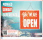 L'affiche de l'opération. - L’ensemble des informations ainsi recueillies figurera sur le site internet dédié à cette opération et mis en ligne à l’adresse : www.monacosundayexperience.com L'affiche de l'opération. - L’ensemble des informations ainsi recueillies figurera sur le site internet dédié à cette opération et mis en ligne à l’adresse : www.monacosundayexperience.com
