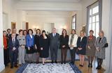 Le Ministre d’Etat reçoit la Présidente du Conseil du statut de la femme du Québec Maître Louise Cordeau.© Direction de la Communication - Frédéric... - ©Direction de la Communication / Frédéric Nebinger Le Ministre d’Etat reçoit la Présidente du Conseil du statut de la femme du Québec Maître Louise Cordeau.© Direction de la Communication - Frédéric... - ©Direction de la Communication / Frédéric Nebinger