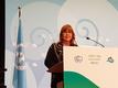 Marie-Pierre Gramaglia à la tribune de la COP 23 à Bonn©DR - Copyright - DR Marie-Pierre Gramaglia à la tribune de la COP 23 à Bonn©DR - Copyright - DR