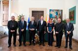 Monaco et la Comunità di Sant’Egidio - De gauche à droite : Mgr Dominique-Marie David, Archevêque de Monaco ; Andrea Riccardi, fondateur de la Comunità di Sant’Egidio ; Marco Impagliazzo, Président de la Comunità di Sant’Egidio; S.A.S le Prince Albert II ; Mme Isabelle Berro-Amadeï, Conseiller de Gouvernement – Ministre des Relations Extérieures et de la Coopération ; Mgr Vincenzo Paglia, Président de l'Académie pontificale pour la vie ; S.E. M. Claude Giordan, Ambassadeur de Monaco près le Saint-Siège © Eric Mathon – Palais Princier Monaco et la Comunità di Sant’Egidio - De gauche à droite : Mgr Dominique-Marie David, Archevêque de Monaco ; Andrea Riccardi, fondateur de la Comunità di Sant’Egidio ; Marco Impagliazzo, Président de la Comunità di Sant’Egidio; S.A.S le Prince Albert II ; Mme Isabelle Berro-Amadeï, Conseiller de Gouvernement – Ministre des Relations Extérieures et de la Coopération ; Mgr Vincenzo Paglia, Président de l'Académie pontificale pour la vie ; S.E. M. Claude Giordan, Ambassadeur de Monaco près le Saint-Siège © Eric Mathon – Palais Princier
