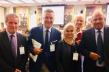 Monaco FAO - De gauche à droite : M. Othman Jarbaoui, Président du Comité scientifique consultatif des pêches, M. Stefano Cataudella, Président de la CGPM, Mme Martine Garcia-Mascarenhas, Représentant suppléant adjoint près la FAO, M. François René, Président du Comité scientifique consultatif sur l'aquaculture et M. Abdellah Srour, Secrétaire exécutif de la CGPM© DR Monaco FAO - De gauche à droite : M. Othman Jarbaoui, Président du Comité scientifique consultatif des pêches, M. Stefano Cataudella, Président de la CGPM, Mme Martine Garcia-Mascarenhas, Représentant suppléant adjoint près la FAO, M. François René, Président du Comité scientifique consultatif sur l'aquaculture et M. Abdellah Srour, Secrétaire exécutif de la CGPM© DR
