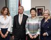 Monaco OACI - De gauche à droite : Françoise Derout, Présidente de Air Space Drone, Bruno Lassagne, Directeur de l’Aviation Civile monégasque, le Dr Fang Liu, Secrétaire Générale de l’OACI et le Dr Diane Vachon, Consul général de Monaco à Montréal et Représentant permanent de Monaco à l’OACI. ©DR Monaco OACI - De gauche à droite : Françoise Derout, Présidente de Air Space Drone, Bruno Lassagne, Directeur de l’Aviation Civile monégasque, le Dr Fang Liu, Secrétaire Générale de l’OACI et le Dr Diane Vachon, Consul général de Monaco à Montréal et Représentant permanent de Monaco à l’OACI. ©DR
