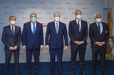 Monaco Santé photocall - D. Gamerdinger, S.E.M. Dartout, S.A.S. le Prince Albert II, F. Genta, B. d'Alessandri ©Direction de la Communication – Stéphane Danna Monaco Santé photocall - D. Gamerdinger, S.E.M. Dartout, S.A.S. le Prince Albert II, F. Genta, B. d'Alessandri ©Direction de la Communication – Stéphane Danna