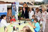 Monacology 2018_Stand DE - S.A.S. le Prince Souverain devant le stand de la Direction de l'EnvironnementCrédit photo : © Manuel Vitali / Direction de la Communication 