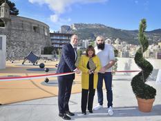 Monamove - Frédéric Genta, Marie-Pierre Gramaglia et Sébastien Chabal©Direction de la Communication - Michael Alesi