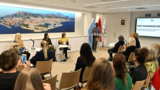 ONU – Monaco participe à la Commission de la condition de la femme - Mme Lydia NSEKERA, membre du CIO, prononçant ses remarques d’introduction lors de l’événement sur le sport et l’égalité des genres à la Mission permanente de Monaco auprès de l’ONU. © IOC/Bryan Bedder. ONU – Monaco participe à la Commission de la condition de la femme - Mme Lydia NSEKERA, membre du CIO, prononçant ses remarques d’introduction lors de l’événement sur le sport et l’égalité des genres à la Mission permanente de Monaco auprès de l’ONU. © IOC/Bryan Bedder.