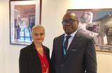 PAM_ - Martine Garcia-Mascarenhas, Représentant suppléant adjoint près la FAO et le PAM, et Sory Ibrahim Ouane, Directeur et Représentant du Bureau du PAM au Niger ©DR PAM_ - Martine Garcia-Mascarenhas, Représentant suppléant adjoint près la FAO et le PAM, et Sory Ibrahim Ouane, Directeur et Représentant du Bureau du PAM au Niger ©DR