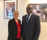 PAM_ - Martine Garcia-Mascarenhas, Représentant suppléant adjoint près la FAO et le PAM, et Sory Ibrahim Ouane, Directeur et Représentant du Bureau du PAM au Niger ©DR PAM_ - Martine Garcia-Mascarenhas, Représentant suppléant adjoint près la FAO et le PAM, et Sory Ibrahim Ouane, Directeur et Représentant du Bureau du PAM au Niger ©DR
