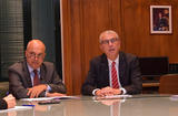 Parquet Général - M. Richard Marangoni, Directeur de la Sûreté Publique et M. Jacques Dorémieux, Procureur Général ©Direction de la Communication/Charly Gallo Parquet Général - M. Richard Marangoni, Directeur de la Sûreté Publique et M. Jacques Dorémieux, Procureur Général ©Direction de la Communication/Charly Gallo
