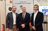 Partenariat AMSN Monaco Digital Egerie - De gauche à droite : Pierre Oger, Directeur général et fondateur d’Egerie, Dominique Riban, Directeur de l’AMSN et Sébastien Massé, Directeur Cybersécurité - Monaco Digital. ©Direction de la Communication / Manuel Vitali Partenariat AMSN Monaco Digital Egerie - De gauche à droite : Pierre Oger, Directeur général et fondateur d’Egerie, Dominique Riban, Directeur de l’AMSN et Sébastien Massé, Directeur Cybersécurité - Monaco Digital. ©Direction de la Communication / Manuel Vitali