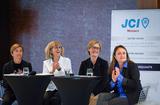 PDJ JCEM DEEU - De gauche à droite : Armelle Roudaut-Lafon, Directeur des Affaires Maritimes ; Valérie Davenet, Directeur de l’Environnement ; Céline Caron-Dagioni, Conseiller de Gouvernement – Ministre de l’Equipement, de l’Environnement et de l’Urbanisme et Estelle Antognelli Responsable de la cellule RSE à la Direction du Tourisme et des Congrès ©Direction de la Communication / Stéphane Danna PDJ JCEM DEEU - De gauche à droite : Armelle Roudaut-Lafon, Directeur des Affaires Maritimes ; Valérie Davenet, Directeur de l’Environnement ; Céline Caron-Dagioni, Conseiller de Gouvernement – Ministre de l’Equipement, de l’Environnement et de l’Urbanisme et Estelle Antognelli Responsable de la cellule RSE à la Direction du Tourisme et des Congrès ©Direction de la Communication / Stéphane Danna