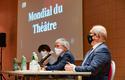 Présentation 37ème édition Mondial du Théâtre de Monaco. ©Direction de la Communciation-Michael Alesi - Au centre, M. Patrice CELLARIO (Commissaire Général), à gauche, Mme Béatrice CELLARIO (Secrétaire Générale et Présidente du Studio de Monaco) et à droite, M. Pierre CELLARIO (Secrétaire Général Adjoint). ©Direction de la Communication / Michael Alesi. Présentation 37ème édition Mondial du Théâtre de Monaco. ©Direction de la Communciation-Michael Alesi - Au centre, M. Patrice CELLARIO (Commissaire Général), à gauche, Mme Béatrice CELLARIO (Secrétaire Générale et Présidente du Studio de Monaco) et à droite, M. Pierre CELLARIO (Secrétaire Général Adjoint). ©Direction de la Communication / Michael Alesi.