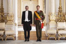 Présentation des lettres de créance de S.E.M. Frédéric LABARRERE, Ambassadeur de la Principauté, auprès de S.A.R. le Grand-Duc Henri de Luxembourg - S.E. M. Frédéric LABARRERE, Ambassadeur de Monaco auprès du Grand-Duché de Luxembourg et S.A.R. le Grand-Duc Henri de Luxembourg. © 2022 Maison du Grand-Duc, tous droits réservés