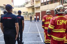 Présentation du Corps des Sapeurs-Pompiers au nouveau Conseiller-Ministre de l'Intérieur 3 - Présentation du Corps des Sapeurs-Pompiers au nouveau Conseiller-Ministre de l'Intérieur 3 © Manuel Vitali - Direction de la Communication