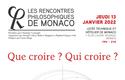 Que croire qui croire Que croire qui croire