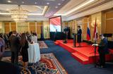 Réception diplomatique Moscou - Réception diplomatique à Moscou organisée par S.E. Mme Mireille Pettiti, Ambassadeur de la Principauté de Monaco auprès de la Fédération de Russie ©DR
