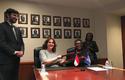 Relations diplo Barbade - S. E. Mme Elizabeth Thompson et S. E. Mme Isabelle Picco, Représentantes permanentes auprès des Nations Unies ©DR Relations diplo Barbade - S. E. Mme Elizabeth Thompson et S. E. Mme Isabelle Picco, Représentantes permanentes auprès des Nations Unies ©DR