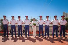 Remise d'insignes aux élèves Carabiniers. ©Frédéric Nebinger-Palais princier - ©Frédéric Nebinger-Palais princier