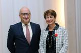 Remise des insignes d'Officier dans l'Ordre National de la Légion d'Honneur à S.E. Mme Isabelle Berro-Amadeï BD - S.E. M. Philippe Etienne, Ambassadeur de France en Allemagne et S.E. Mme Isabelle Berro-Amadeï, Ambassadeur de Monaco en Allemagne ©DR