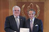 Remise des lettres de créance de S.E. M. Lorenzo RAVANO,nouveau représentant de Monaco auprès de l’AIEA © - Remise des lettres de créance de S.E. M. Lorenzo RAVANO, nouveau représentant de Monaco auprès de l’AIEA © DR Remise des lettres de créance de S.E. M. Lorenzo RAVANO,nouveau représentant de Monaco auprès de l’AIEA © - Remise des lettres de créance de S.E. M. Lorenzo RAVANO, nouveau représentant de Monaco auprès de l’AIEA © DR