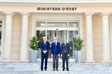 Réunion tripartie 07-2018 - Légende photo, de gauche à droite : Antoni Marti Petit, Chef du Gouvernement d'Andorre, Serge Telle, Ministre d’Etat de la Principauté de Monaco, et Nicola Renzi, Ministre pour les Affaires étrangères, politiques et la Justice© - Direction de la Communication / Michaël Alési Réunion tripartie 07-2018 - Légende photo, de gauche à droite : Antoni Marti Petit, Chef du Gouvernement d'Andorre, Serge Telle, Ministre d’Etat de la Principauté de Monaco, et Nicola Renzi, Ministre pour les Affaires étrangères, politiques et la Justice© - Direction de la Communication / Michaël Alési