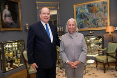 S.A.S. le Prince Souverain et Sylvie Esparre-©Gaëtan Luci-Palais princier - ©Gaëtan Luci / Palais princier