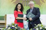 S.E. M. Lorenzo RAVANO et Mafalda DUARTE, Directeur Exécutif du Fonds Vert pour le Climat ©DR - S.E. M. Lorenzo RAVANO et Mafalda DUARTE, Directeur Exécutif du Fonds Vert pour le Climat ©DR