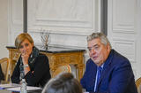 S.E. M. Pierre Dartout et Céline Caron-Dagioni lors de la conférence de presse. © Direction de la Communication - Stéphane Danna - S.E. M. Pierre Dartout et Céline Caron-Dagioni lors de la conférence de presse. © Direction de la Communication - Stéphane Danna S.E. M. Pierre Dartout et Céline Caron-Dagioni lors de la conférence de presse. © Direction de la Communication - Stéphane Danna - S.E. M. Pierre Dartout et Céline Caron-Dagioni lors de la conférence de presse. © Direction de la Communication - Stéphane Danna