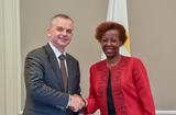 S.E. M. Steiner - OIF. ©OIF - S.E. M. Christophe Steiner, Ambassadeur de la Principauté de Monaco en France et S.E. Mme Louise Mushikiwabo, Secrétaire générale de la Francophonie. ©OIF S.E. M. Steiner - OIF. ©OIF - S.E. M. Christophe Steiner, Ambassadeur de la Principauté de Monaco en France et S.E. Mme Louise Mushikiwabo, Secrétaire générale de la Francophonie. ©OIF