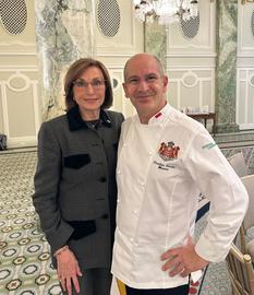 S.E. Mme Maguy MACCARIO-DOYLE et Christian GARCIA© DR - S.E. Mme Maguy MACCARIO-DOYLE et Christian GARCIA© DR
