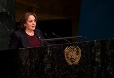 S.E.Mme Picco AG ONU - S.E.Mme Isabelle Picco lors de son allocution à l'ONU