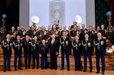 Saint Sebastien 2019 - S.A.S. le Prince Albert II accompagné des Carabiniers lors de la cérémonie au Musée Océanographique © Manuel Vitali – Direction de la Communication Saint Sebastien 2019 - S.A.S. le Prince Albert II accompagné des Carabiniers lors de la cérémonie au Musée Océanographique © Manuel Vitali – Direction de la Communication